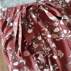 Rust Red Floral Torrid Pants